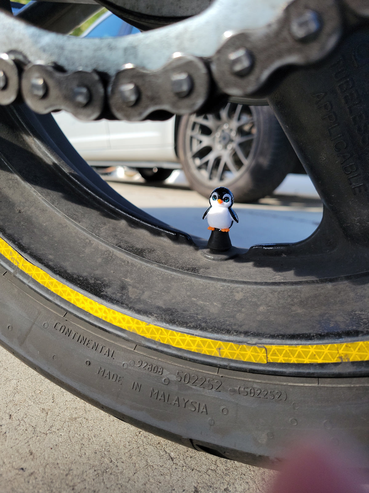 Premium Valve Cap - Penguin