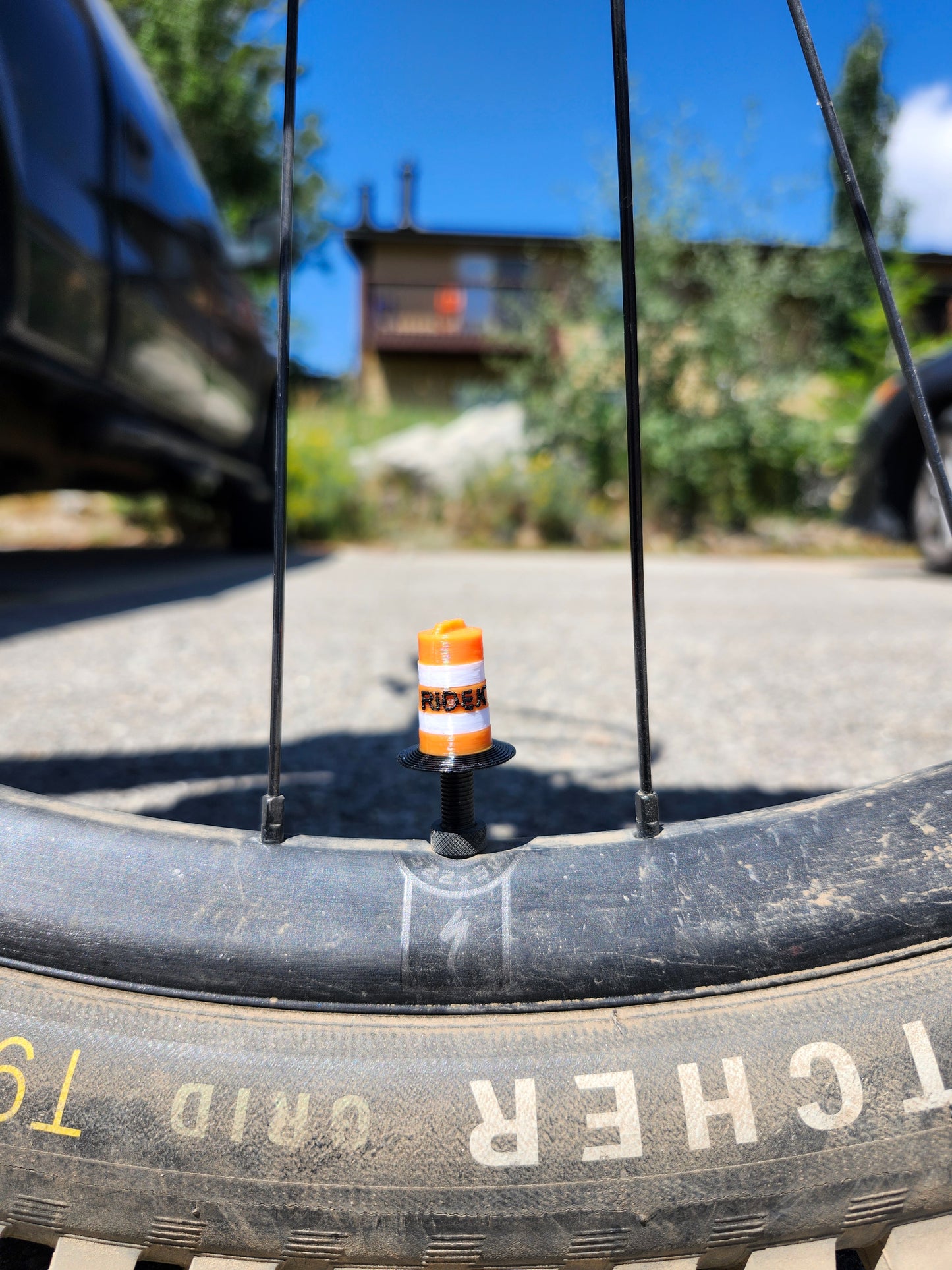 Valve Cap - Traffic Cone