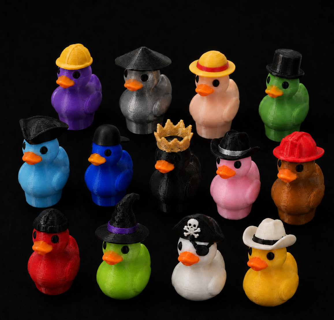 Valve Cap - Colored Ducks