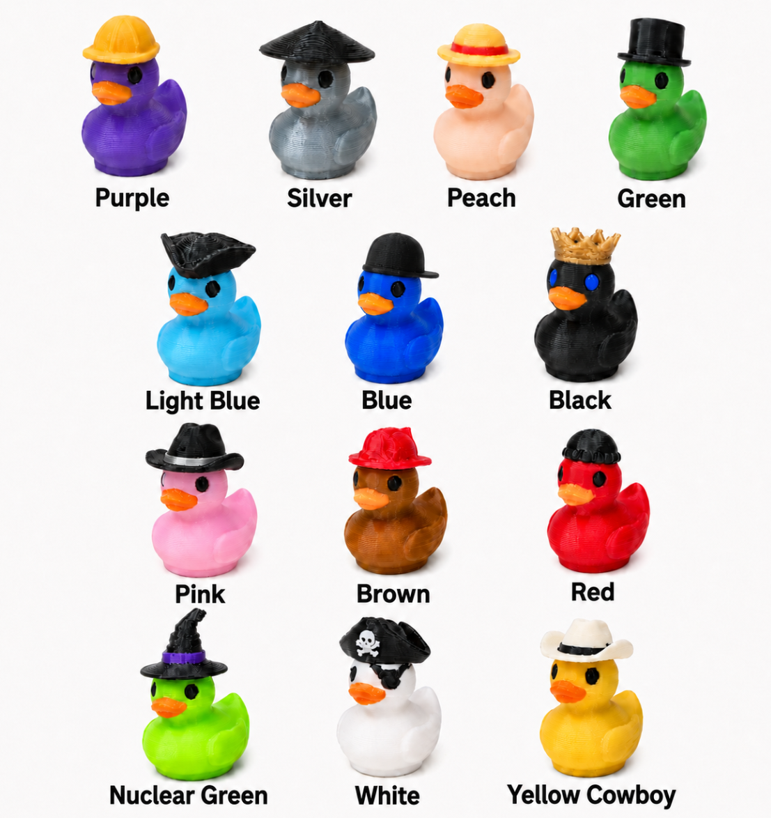 Valve Cap - Colored Ducks