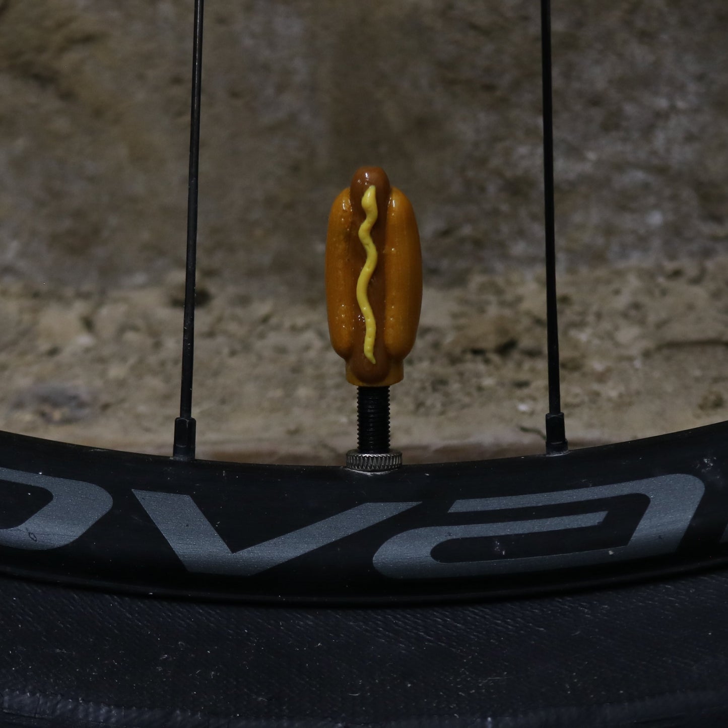 Premium Valve Cap - Hotdog