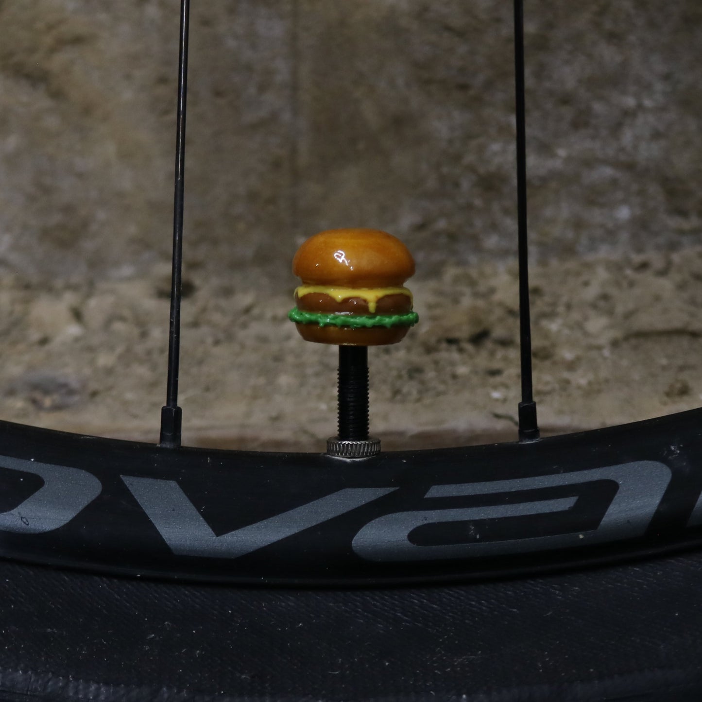 Premium Valve Cap - Burger