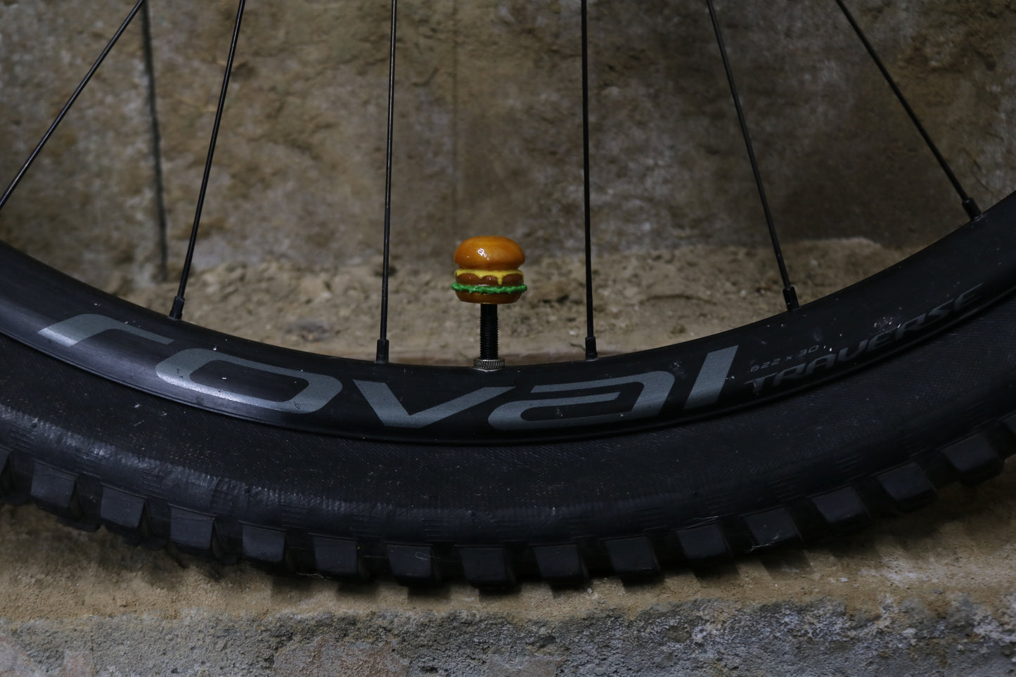 Premium Valve Cap - Burger
