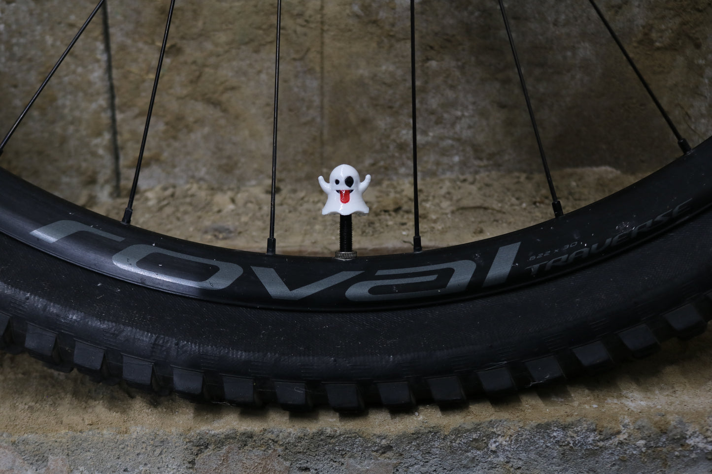 Premium Valve Cap - Ghost