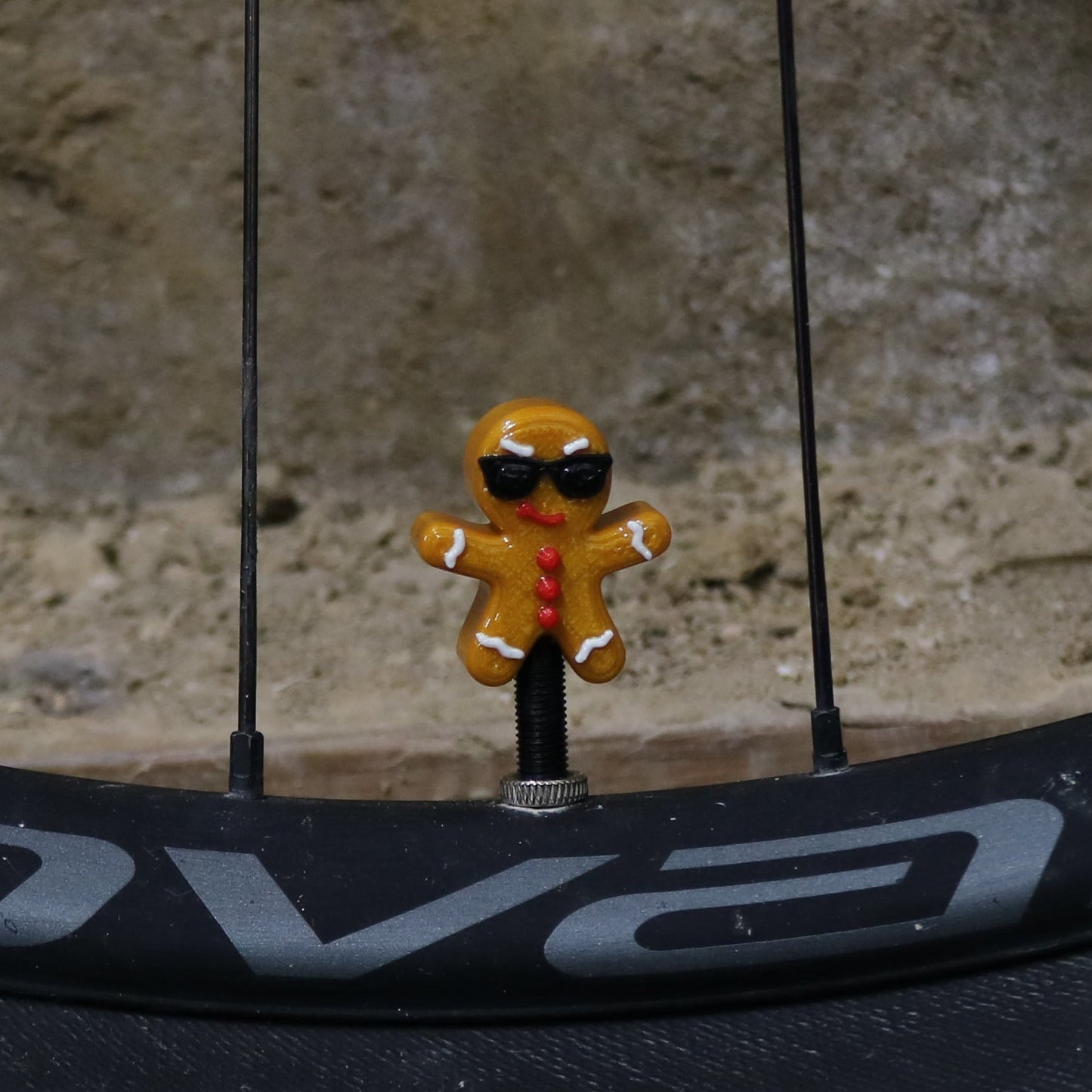 Premium Valve Cap - Ginger Bread Man