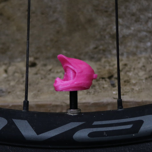 Valve Cap - Pink Helmet