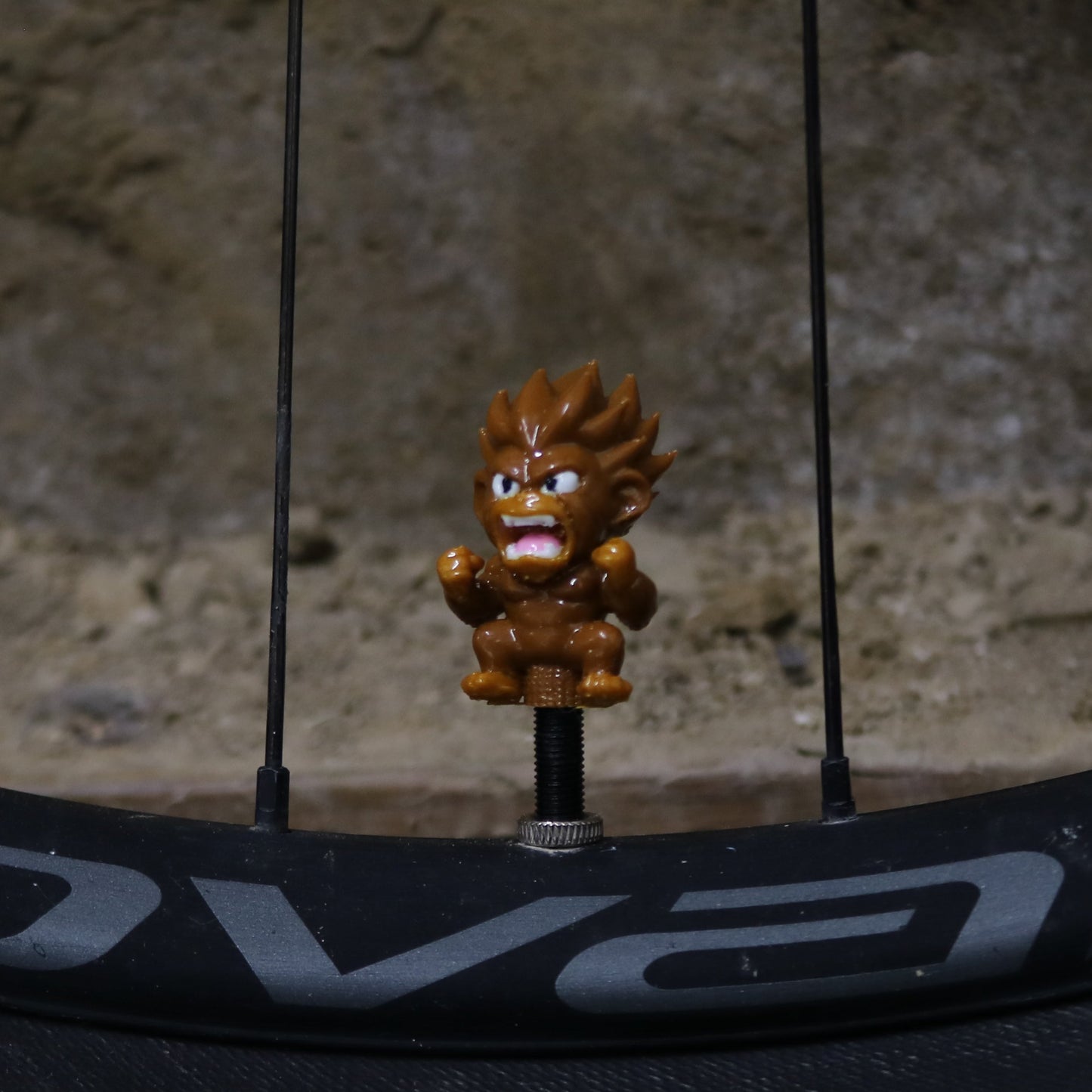 Premium Valve Cap - Crazy Monkey