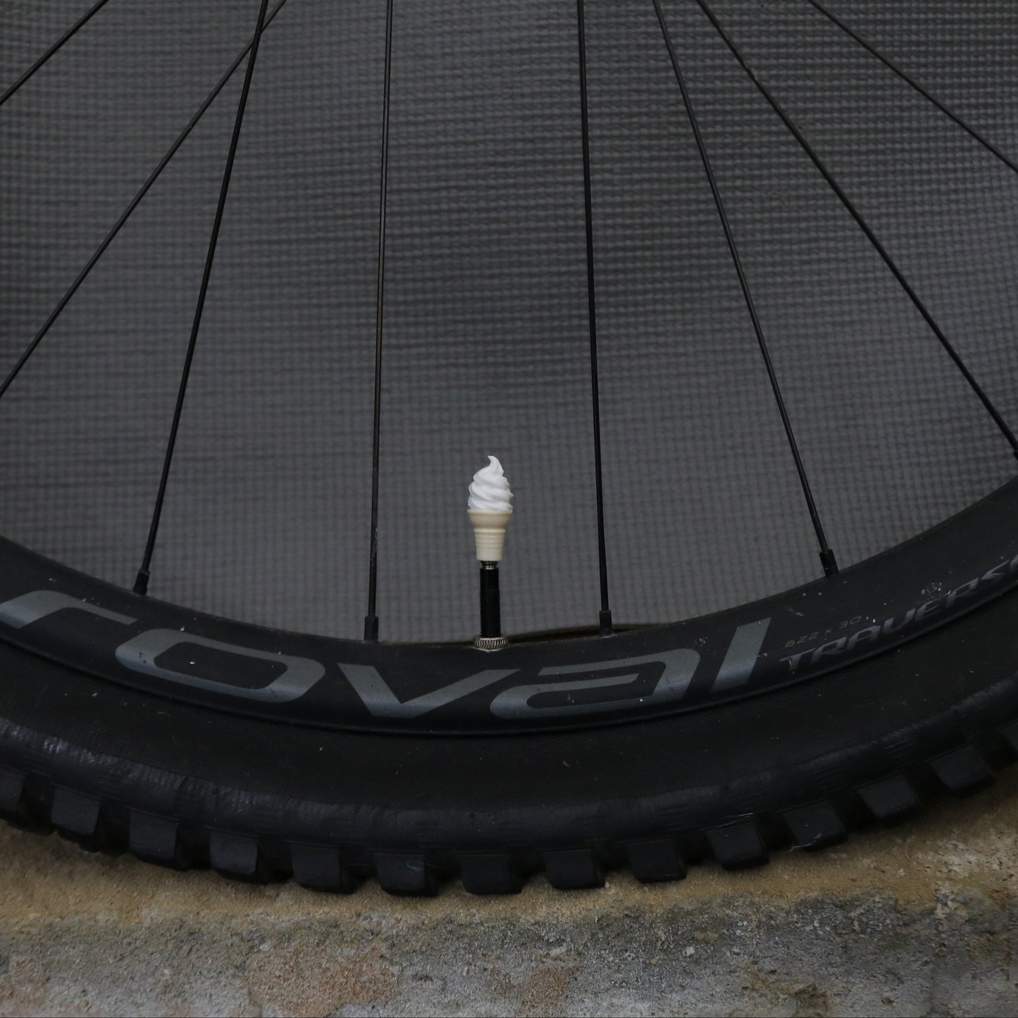 Mini Valve Cap - Ice Cream Cone