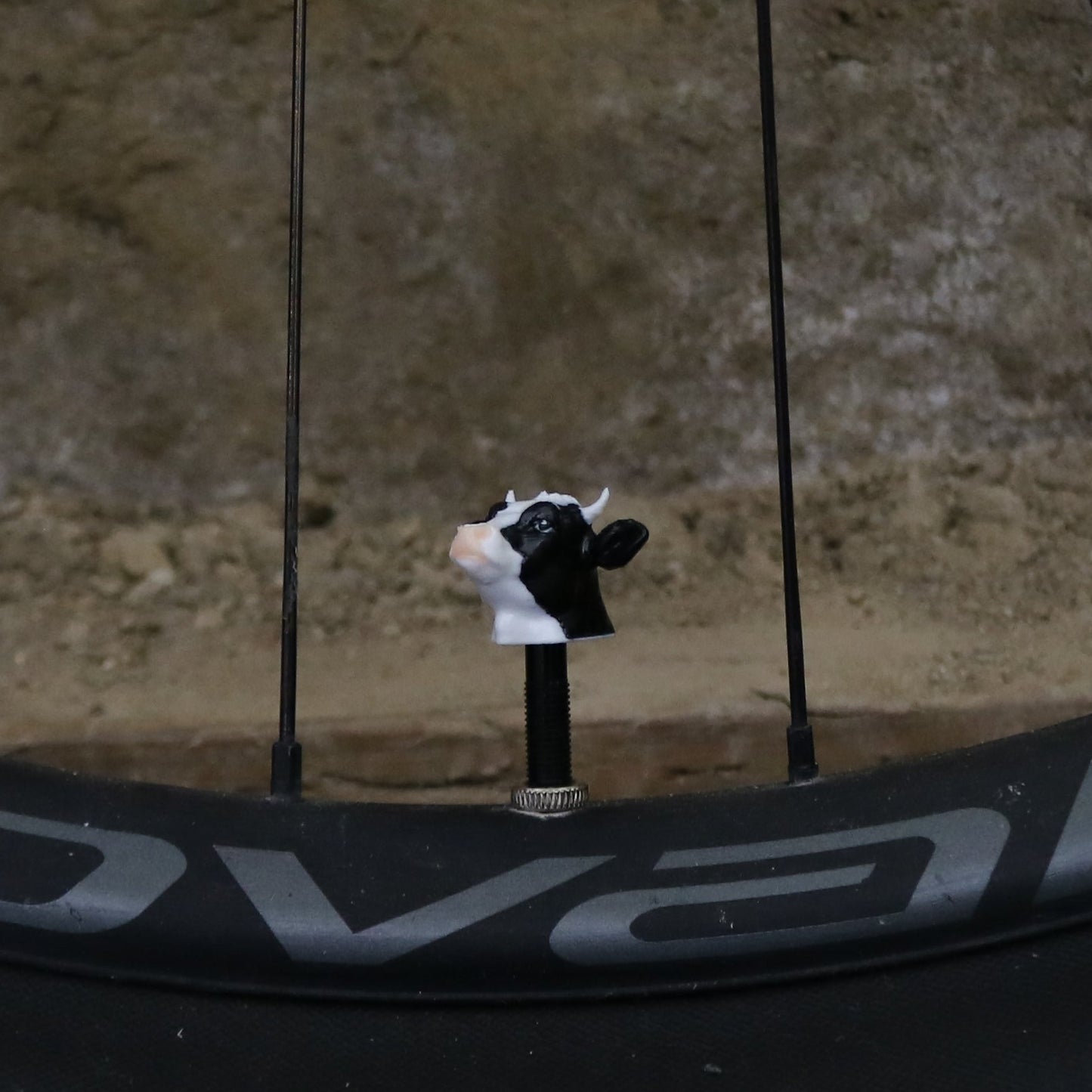 Premium Valve Cap - Cow Head