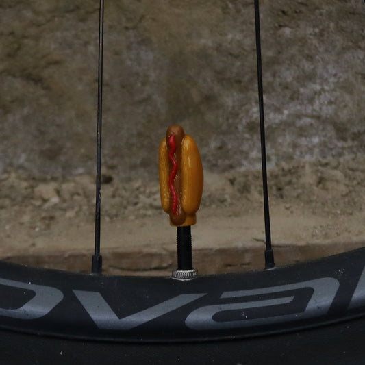 Limited Valve Cap - Ketchup Hotdog