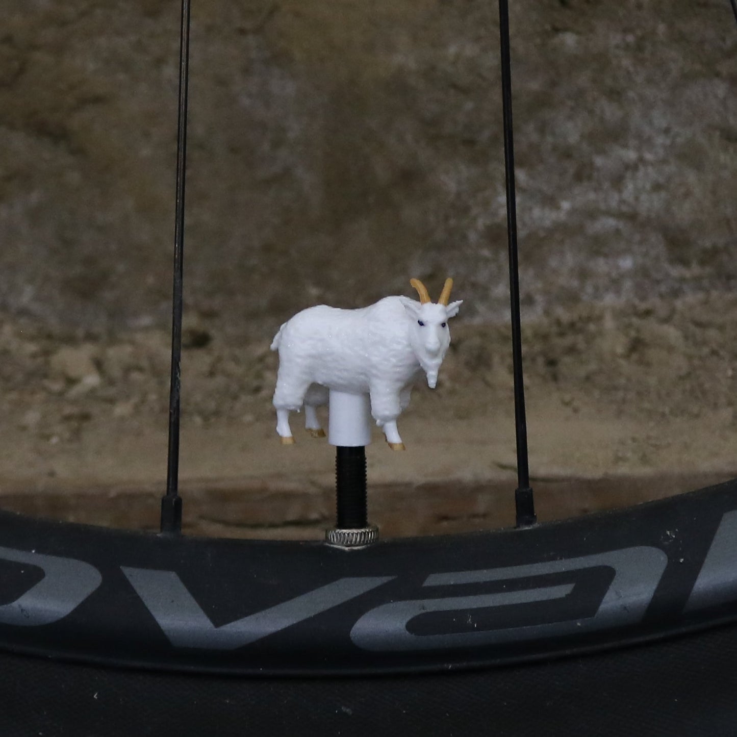 Premium Valve Cap - Mountain Goat