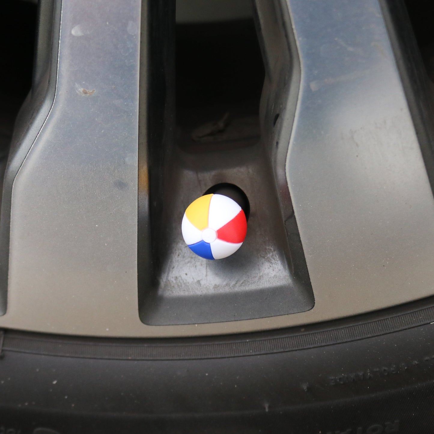 Premium Vehicle Cap - Beach Ball