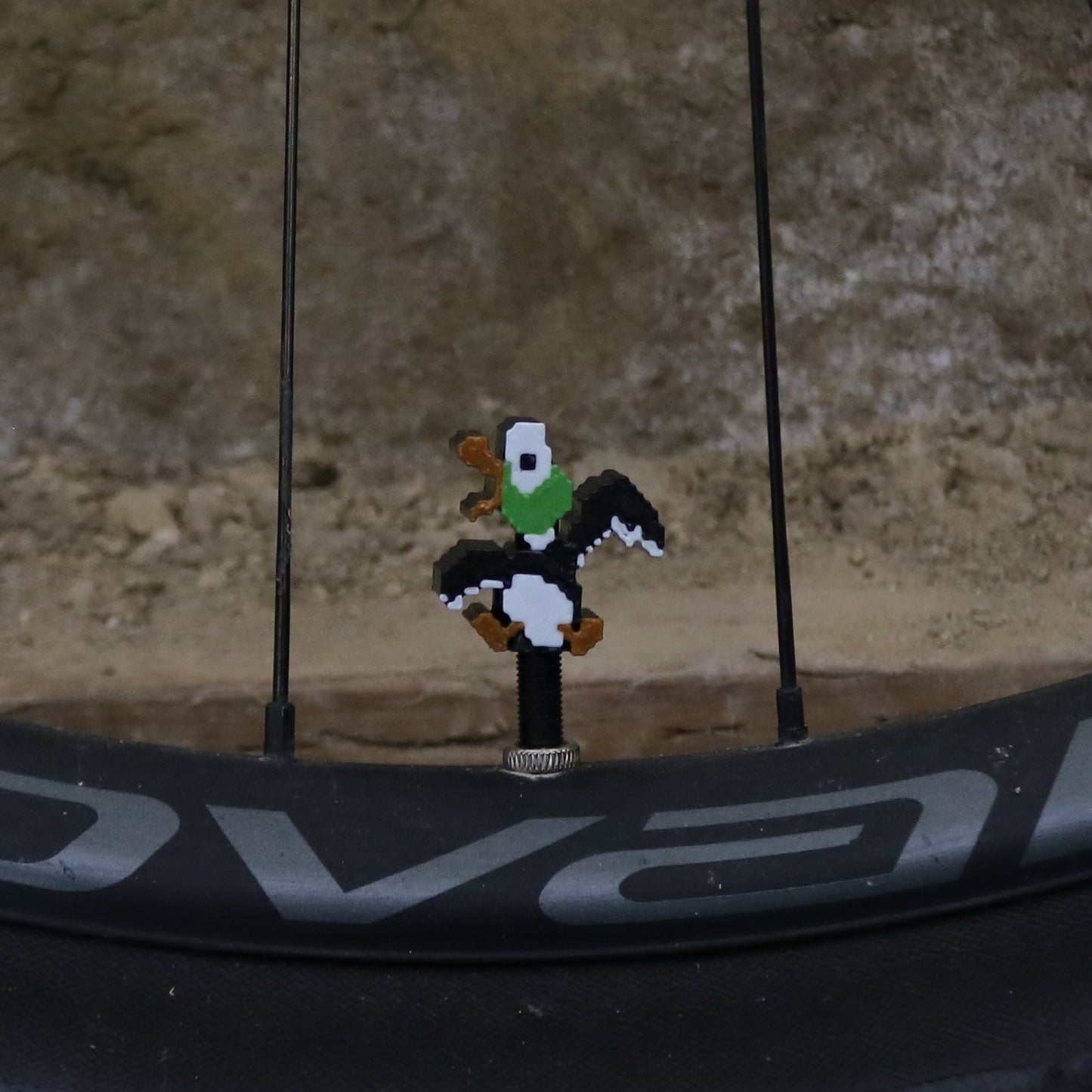 Premium Valve Cap - Retro Duck