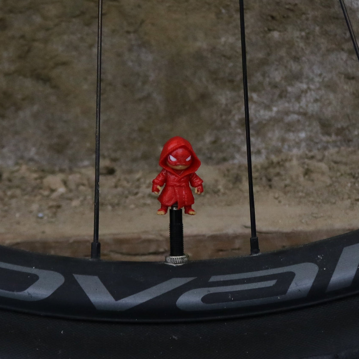 Limited Valve Cap - Red Ninja