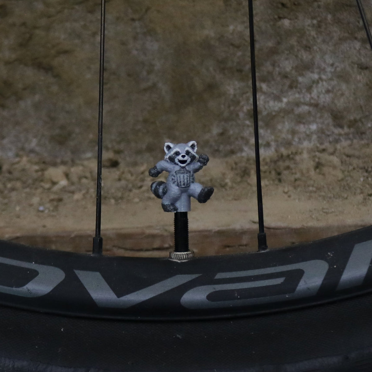 Premium Valve Cap - Racoon