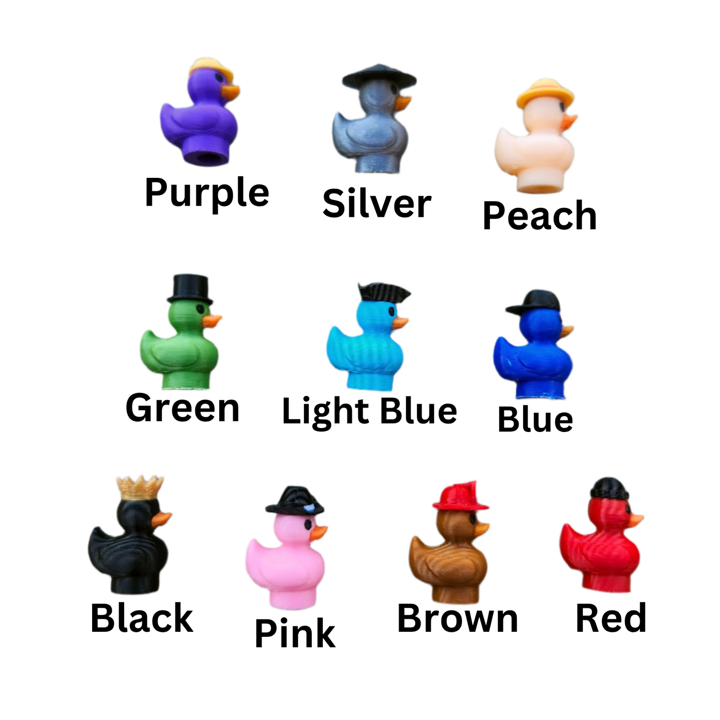 Valve Cap - Colored Ducks