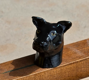 Premium Valve Cap - Black Lab Dog Head